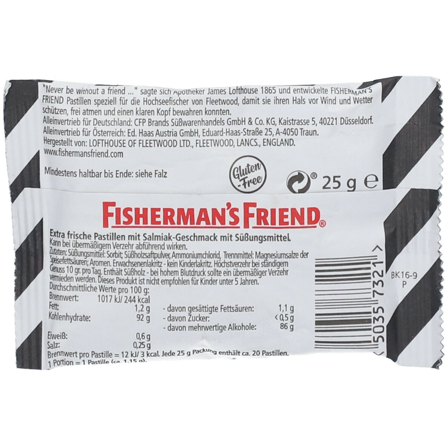 FISHERMAN’S FRIEND® Salmiak ohne Zucker