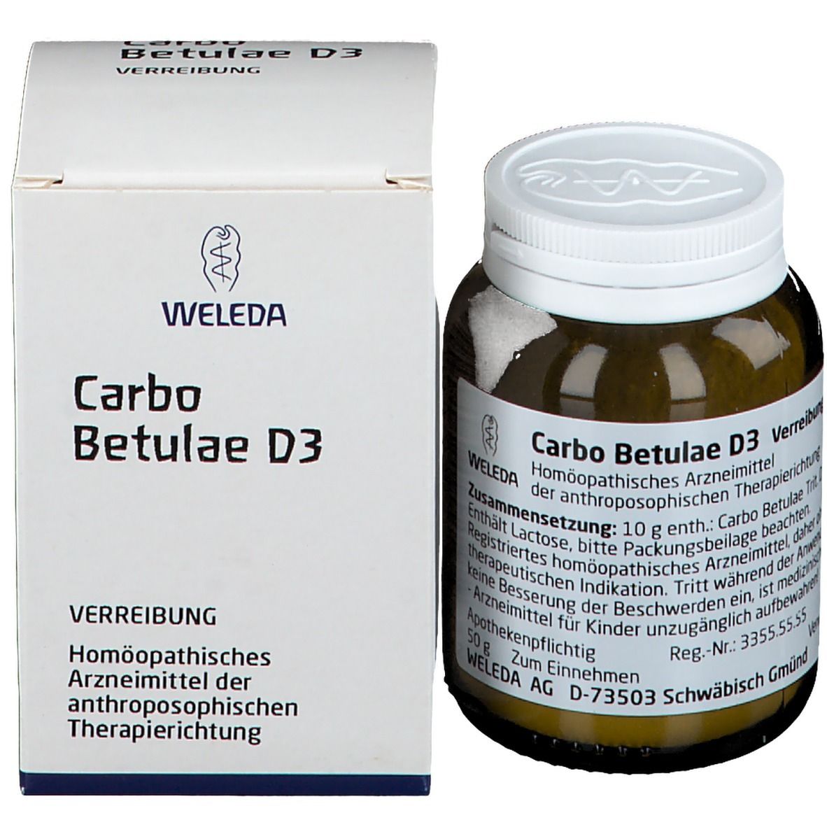 Weleda Carbo Betulae D3 Trituration