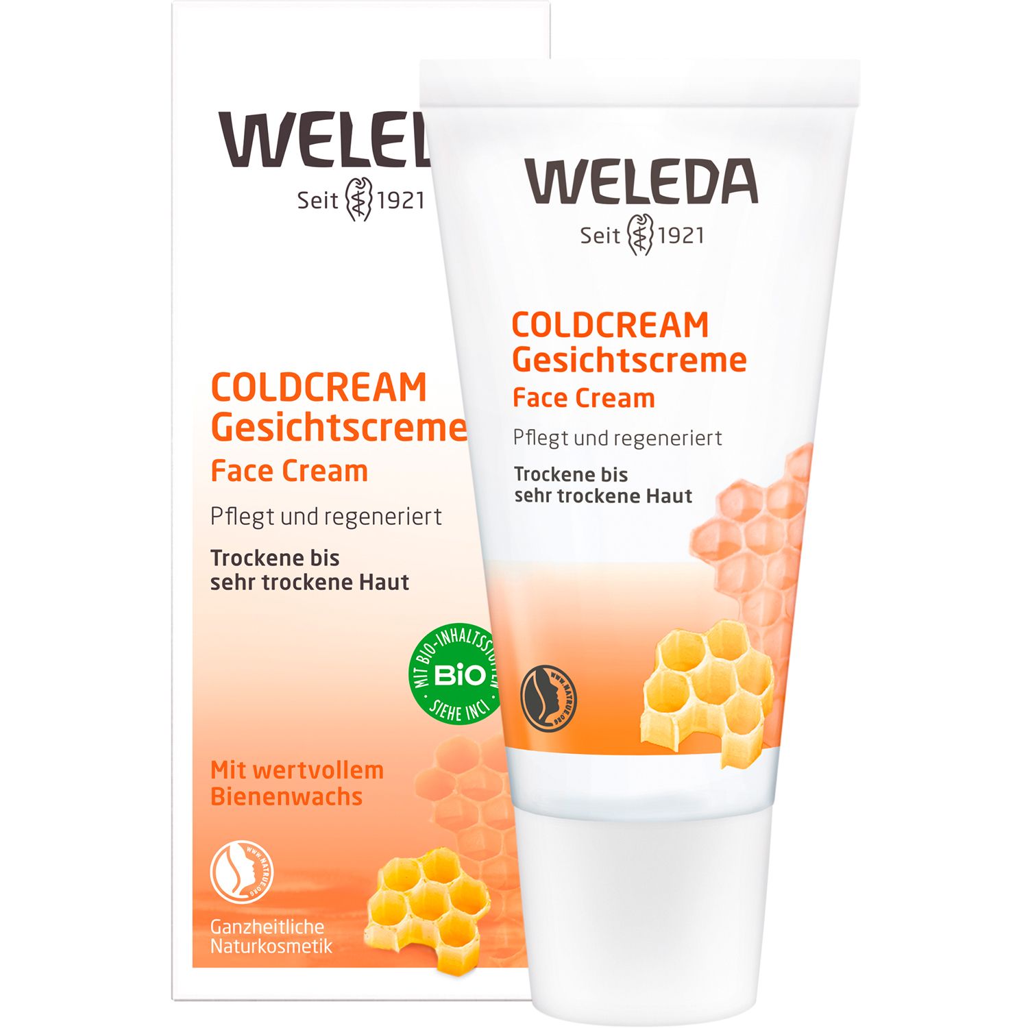 Weleda Coldcream Gesichtscreme - pflegt und schützt intensiv trockene bis sehr trockene Haut