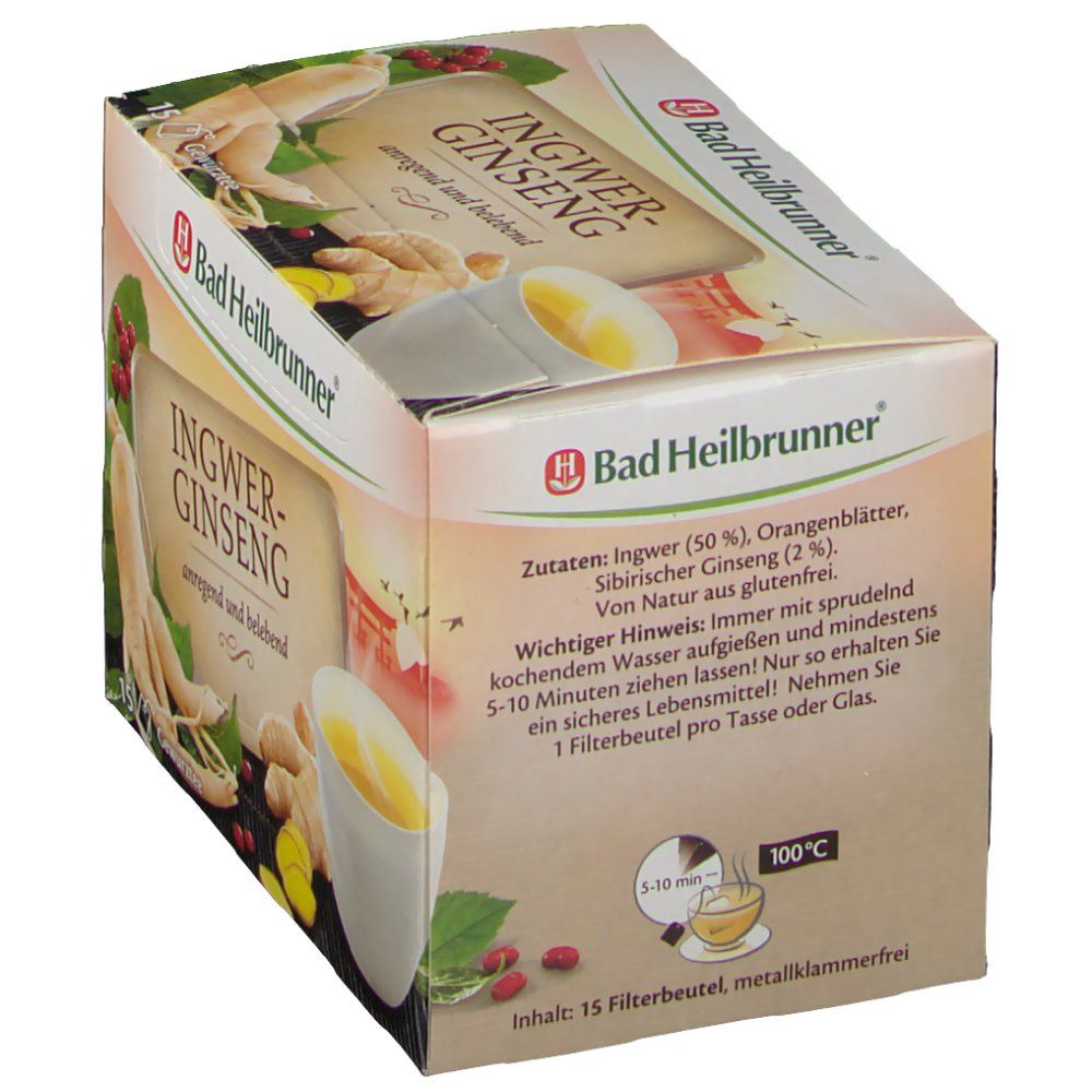 Bad Heilbrunner® Ingwer-Ginseng Tee