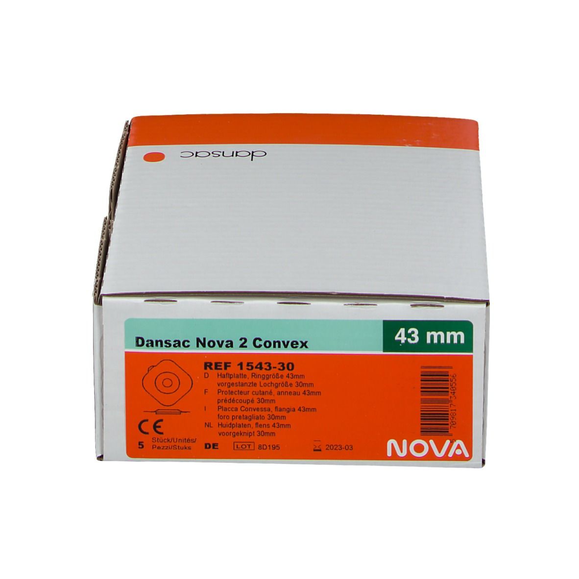 Dansac Nova 2 Convex Basisplatte RR43 30 mm