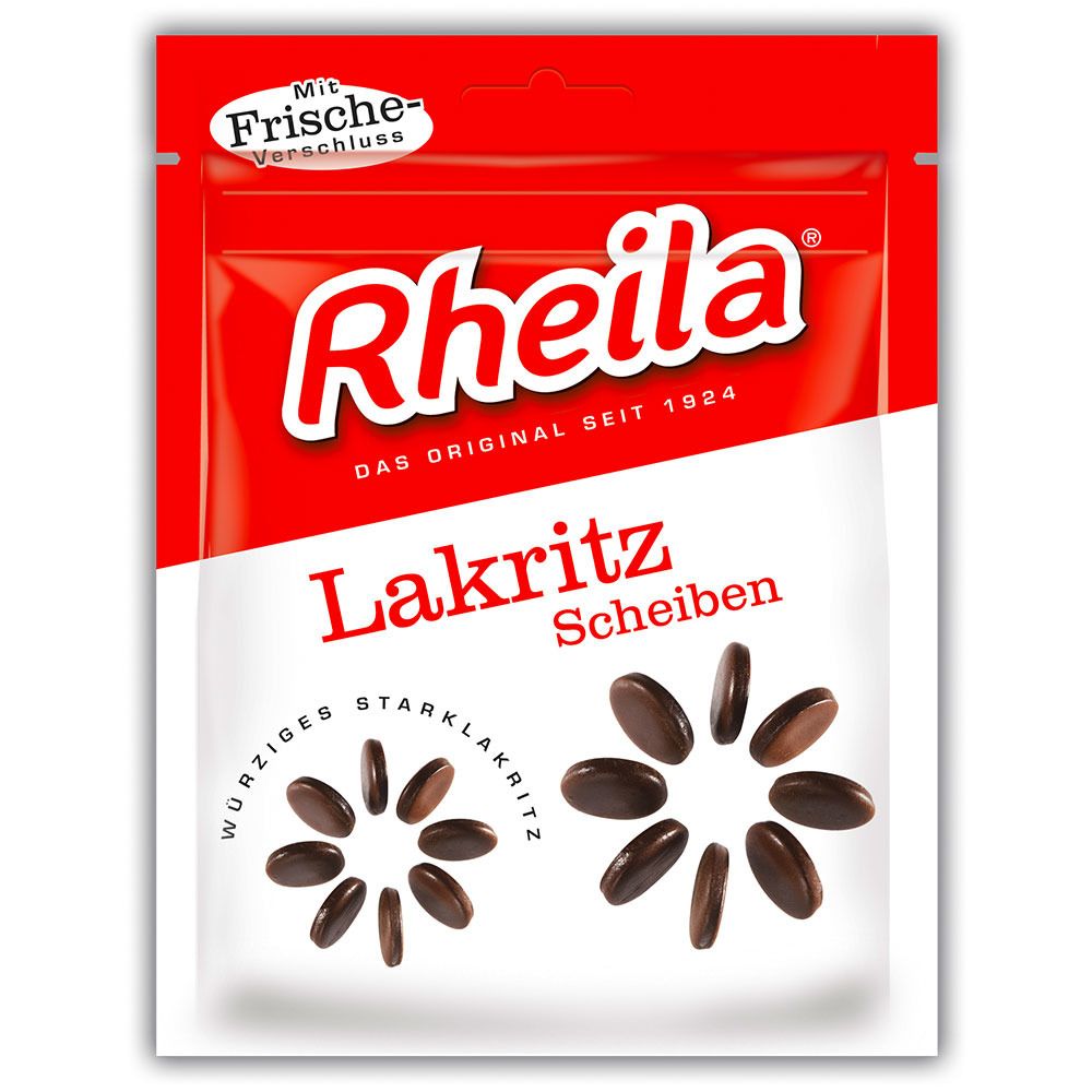 Rheila® Lakritz Scheiben mit Zucker