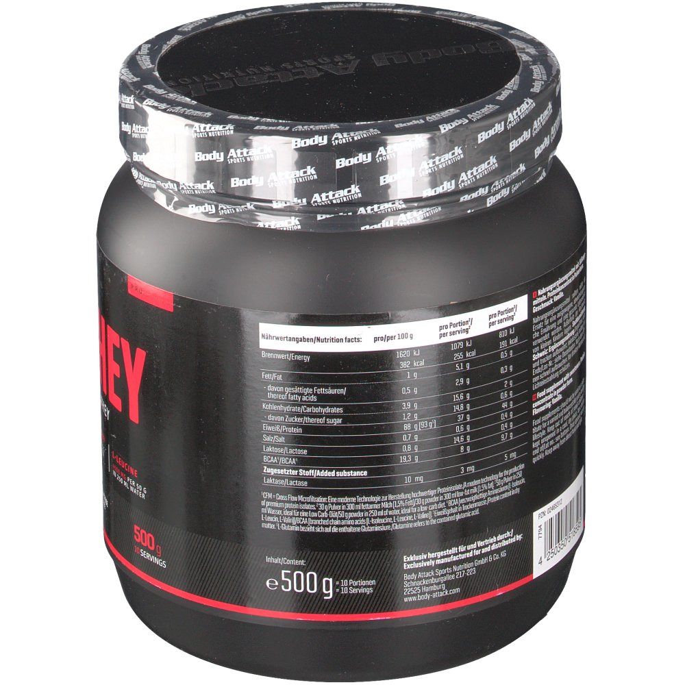 Body Attack Extreme ISO Whey Professional Vanille