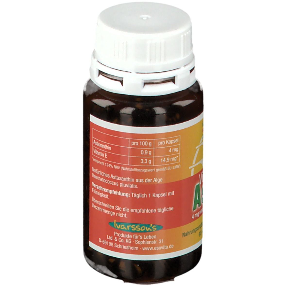 VitalAstin® Astaxanthin 4 mg Kapseln