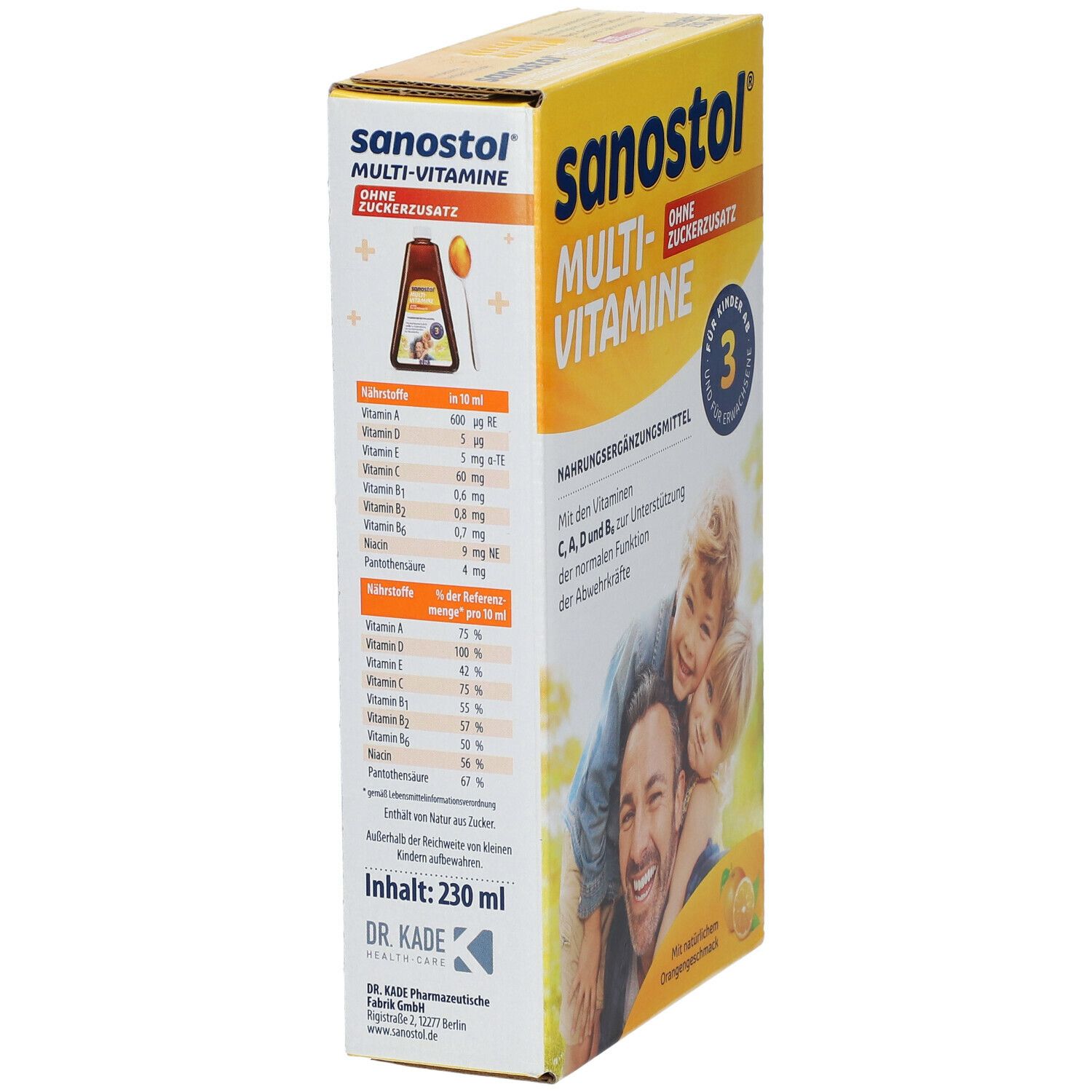 Sanostol® Multi-Vitamine ohne Zuckerzusatz