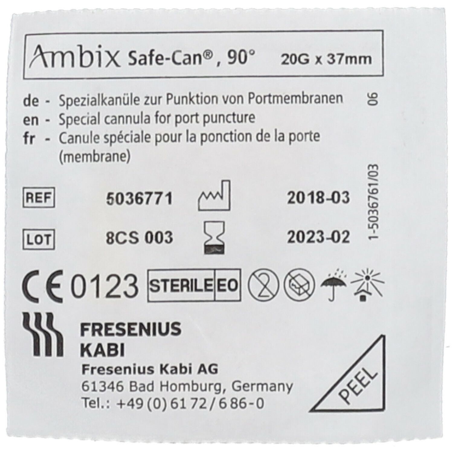 Ambix Safe-Can® 20 G x 37 mm 90 Grad gebogen