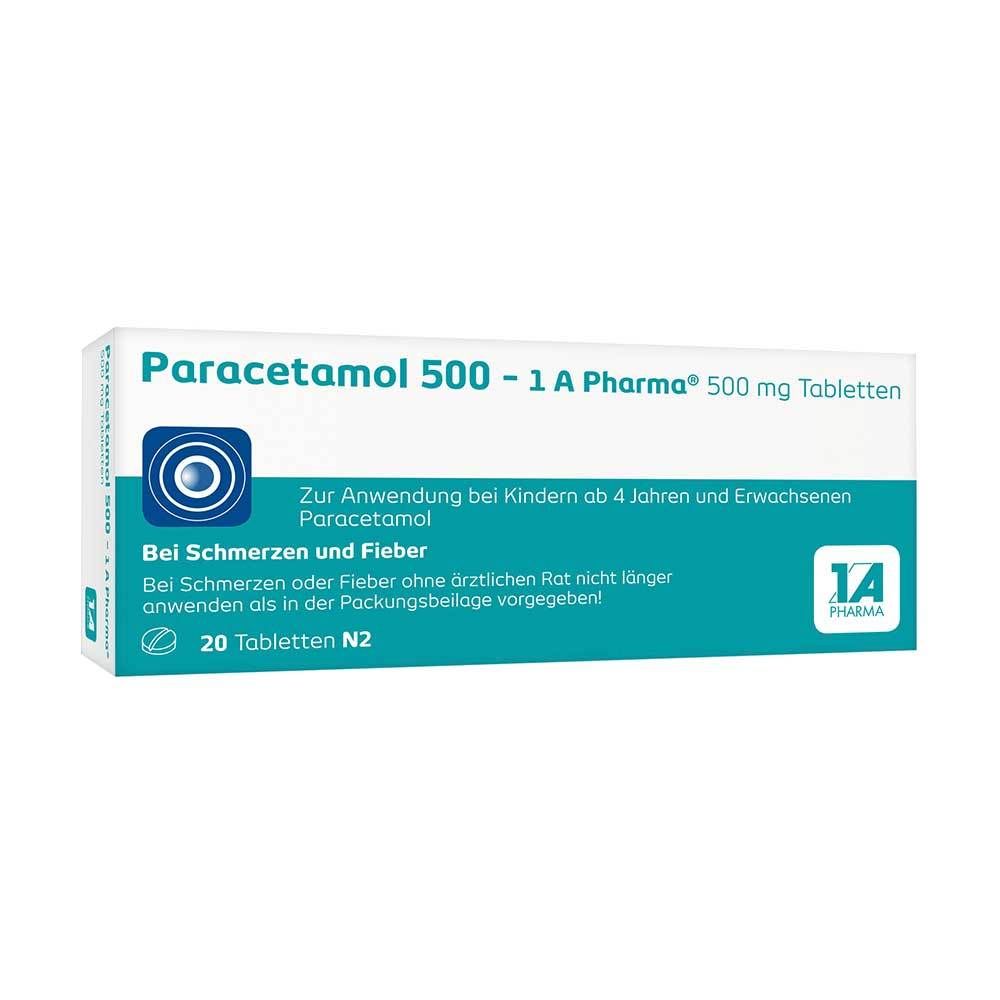 Paracetamol 500 mg 1APharma® 20 St Shop Apotheke