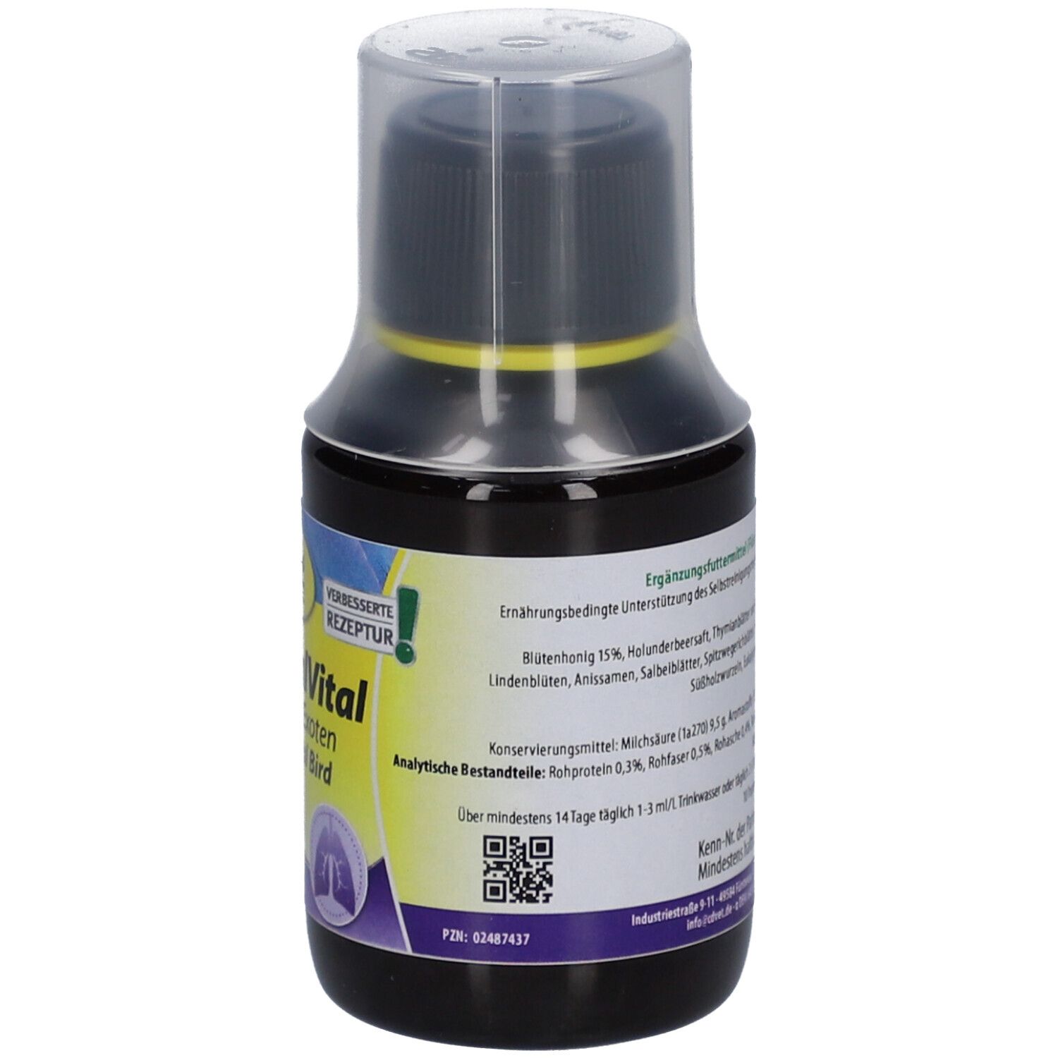 BronchialVital Ziervogel 100 ml – Atemwegsunterstützung für Vögel