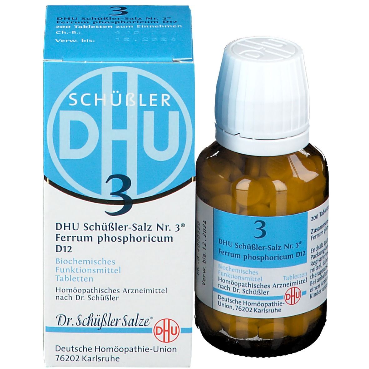 DHU Schüßler-Salz Nr. 3® Ferrum phosphoricum D 12
