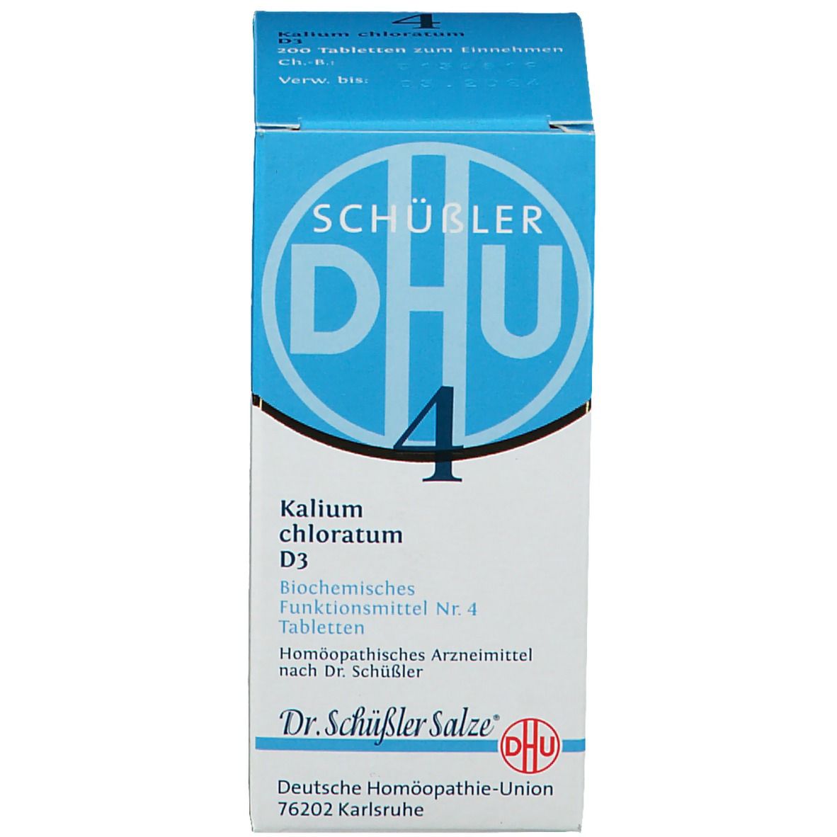DHU Schüßler-Salz Nr. 4® Kalium chloratum D3