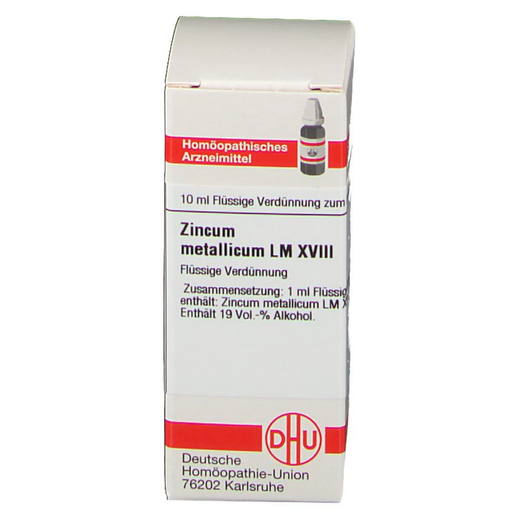 DHU Zincum Metallicum LM XVIII