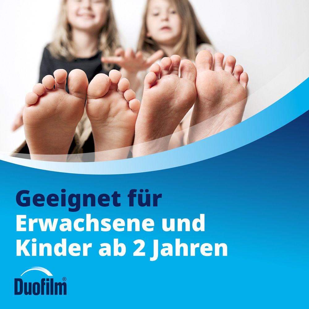 Kinderfüße. Text: Geeignet für Erwachsene und Kinder ab 2 Jahren.