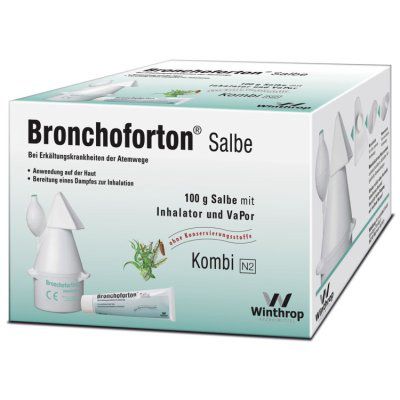Bronchoforton® Salbe mit Inhalator und VaPor