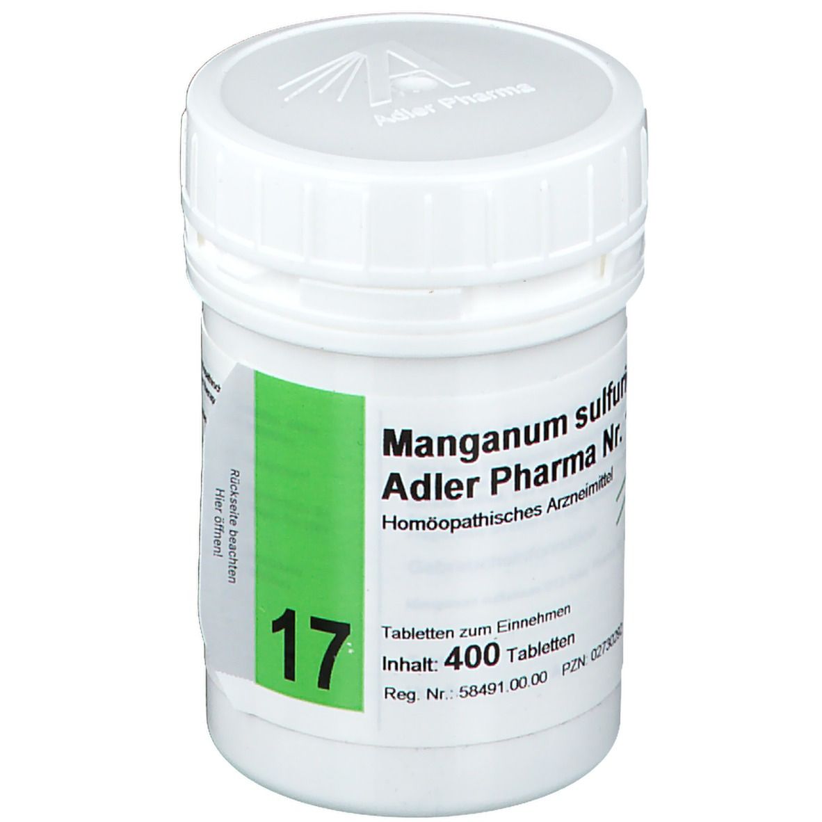 Adler Pharma Manganum sulfuricum D12 Biochemie nach Dr. Schüßler Nr. 17