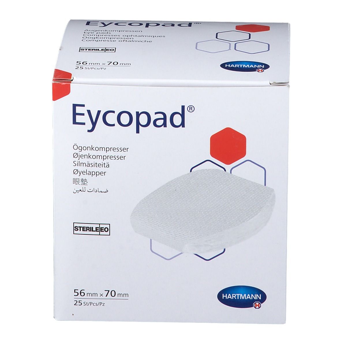 Eycopad® Augenkompresse steril 56 x 70 mm