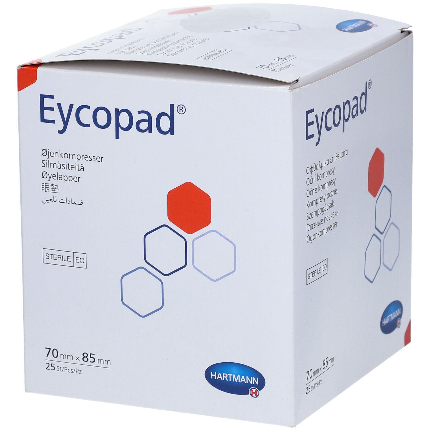 Eycopad® Augenkompresse steril 70 x 85mm