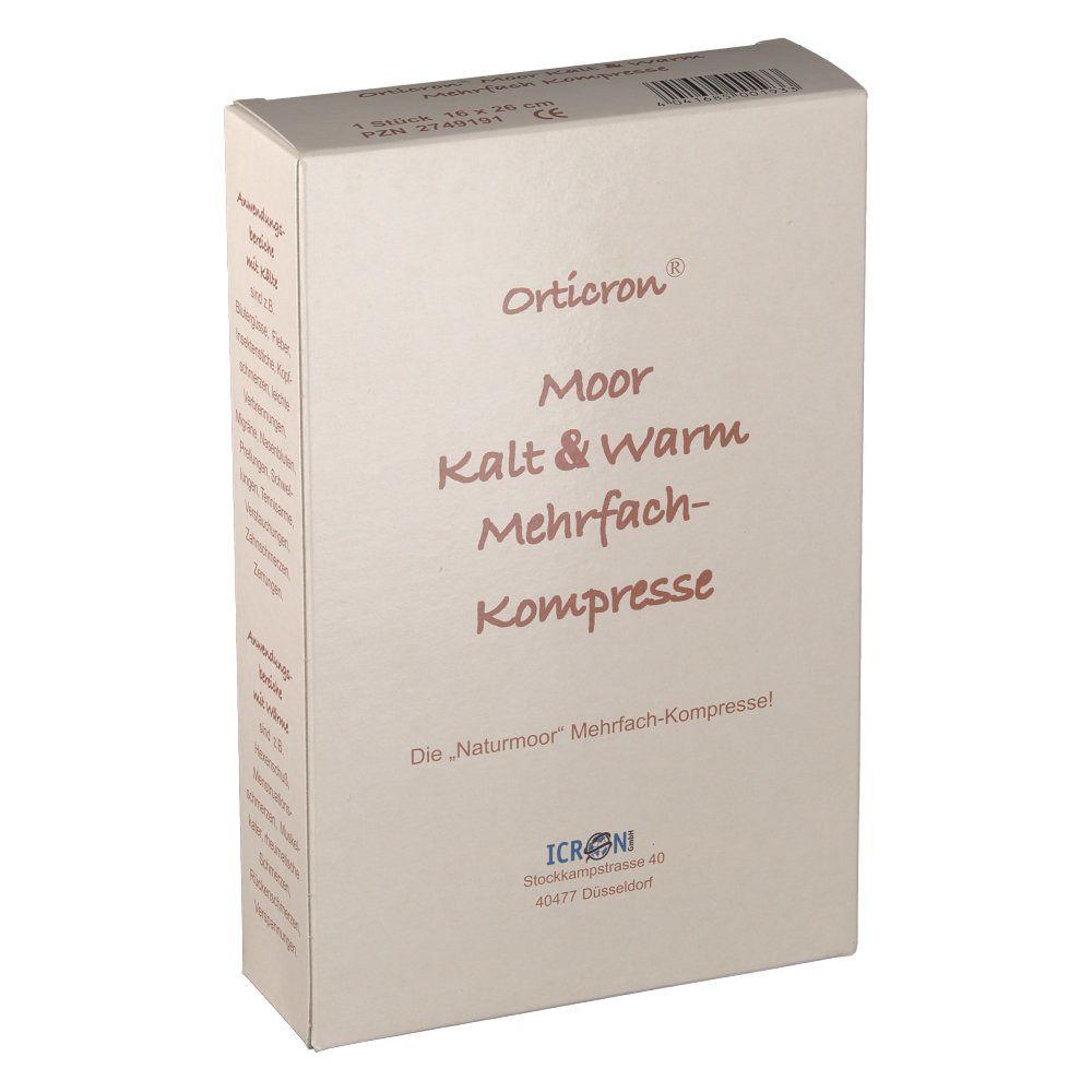 Orticron® Moor Kalt & Warm Mehrfachkompresse 16 x 26 cm