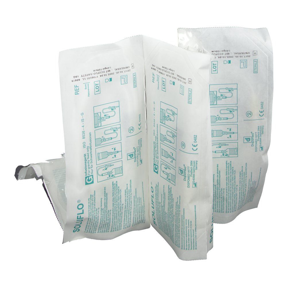 SOLUFLO® Infusionsbesteck G 150 cm 19 G