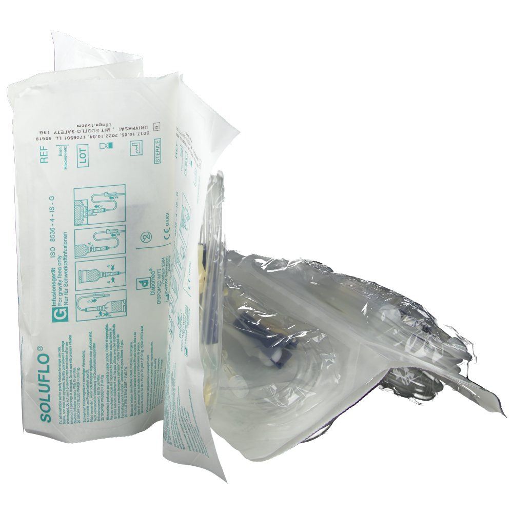 SOLUFLO® Infusionsbesteck G 150 cm 19 G