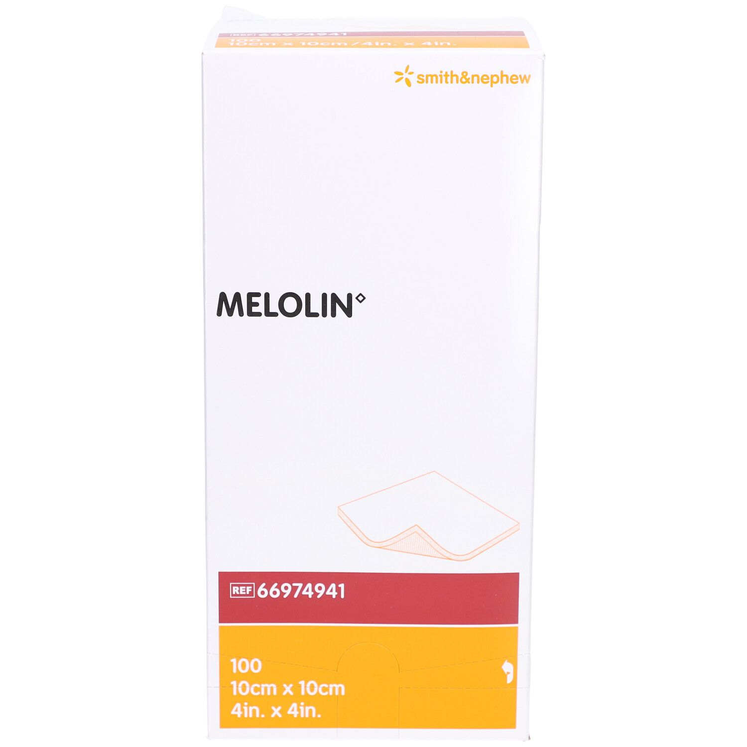 Melolin 10x10cm Wundauflagen steril