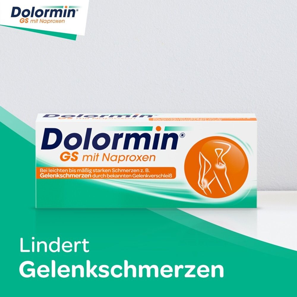 Dolormin GS mit Naproxen, Schmerztabletten bei Gelenkschmerzen