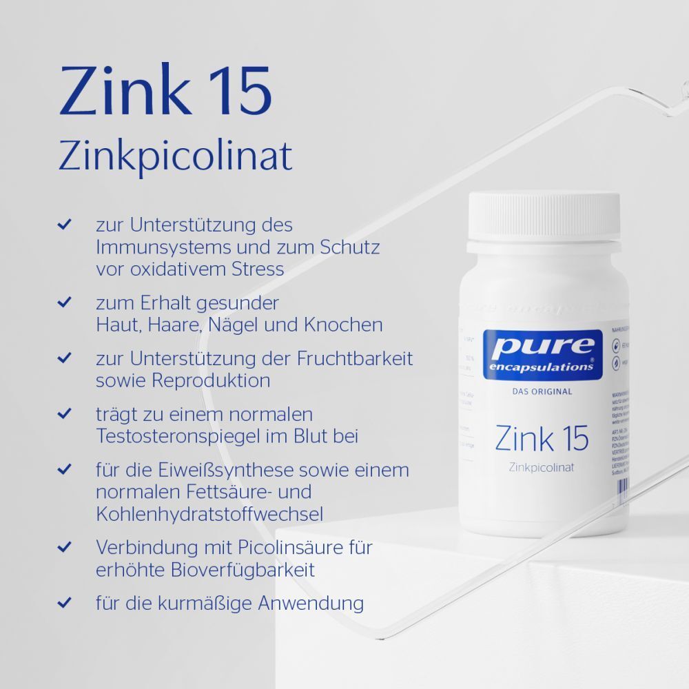 pure encapsulations® Zink 15 (Zinkpicolinat)