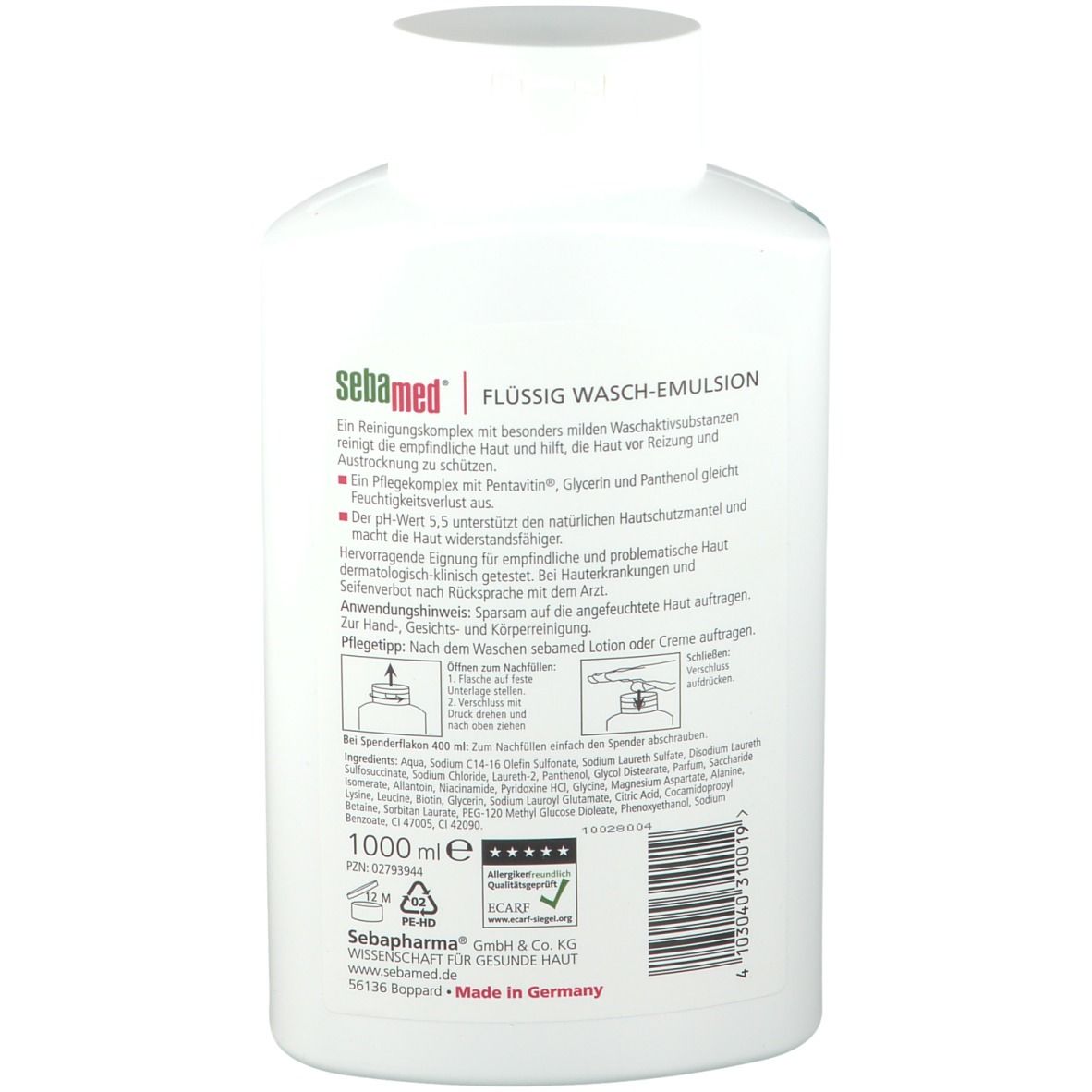 sebamed® Flüssig Wasch-Emulsion