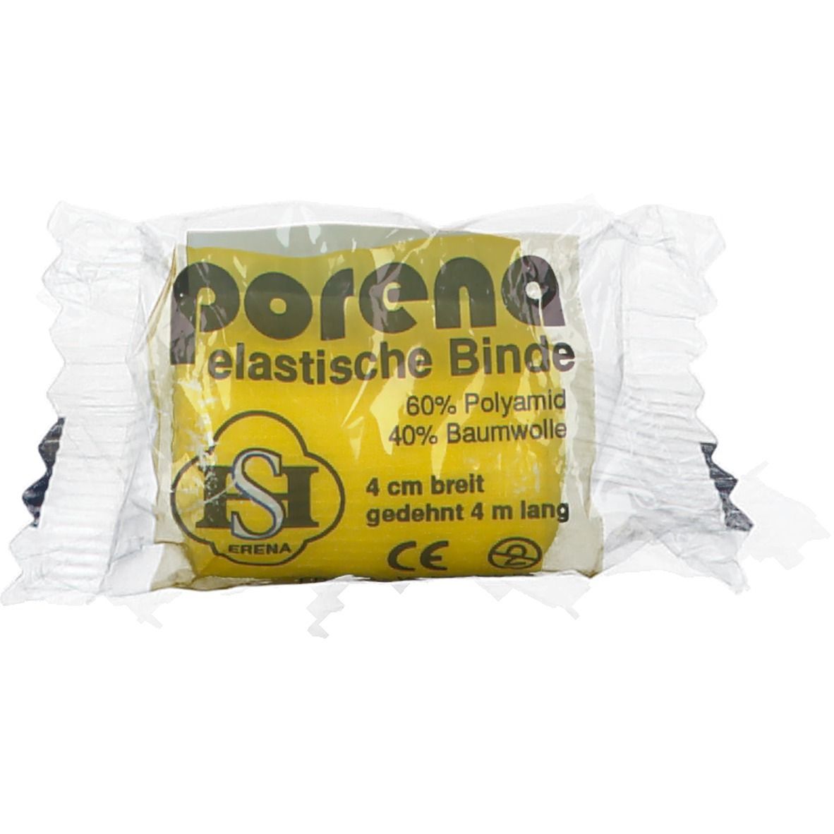 ERENA® Porena elastische Fixierbinde in Cello  4 cm x 4 m