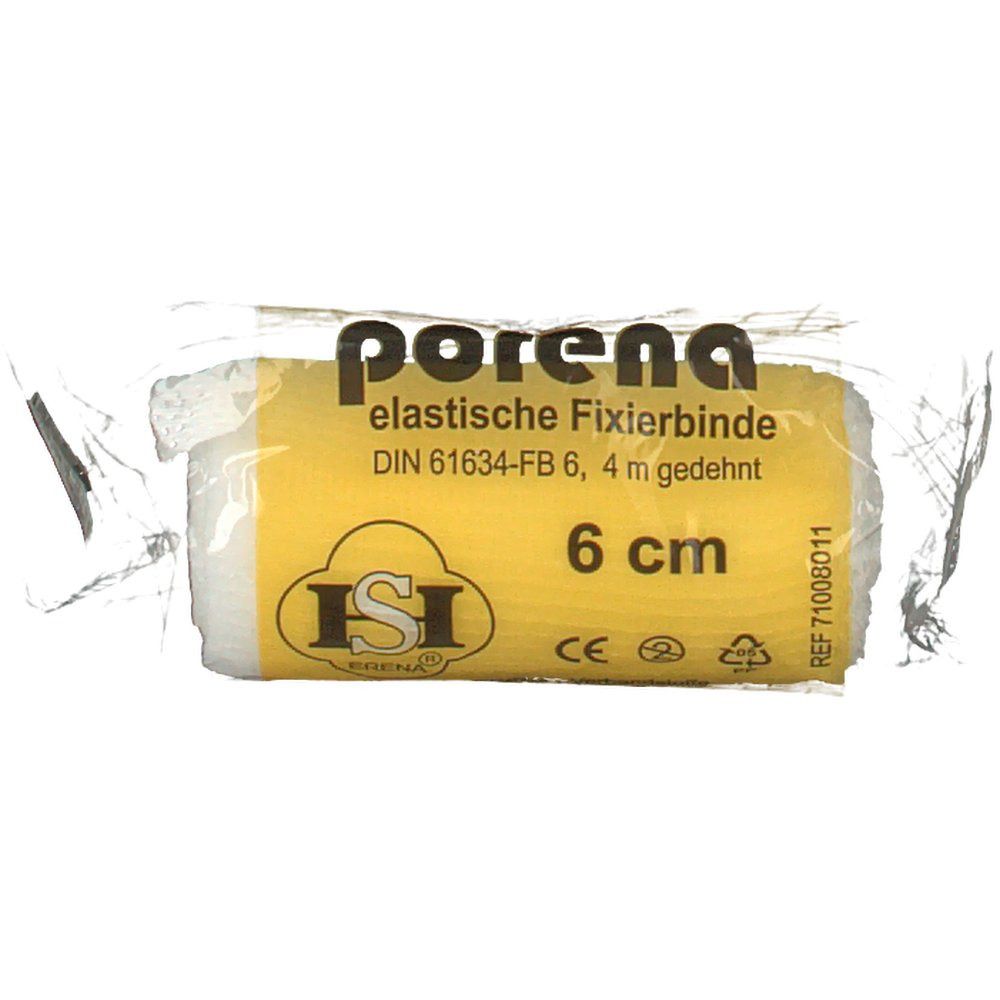 ERENA® Porena elastische Fixierbinde in Cello  6 cm x 4 m