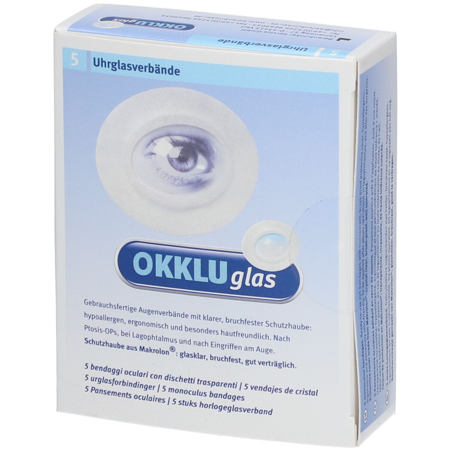 OKKLUglas Uhrglasverband