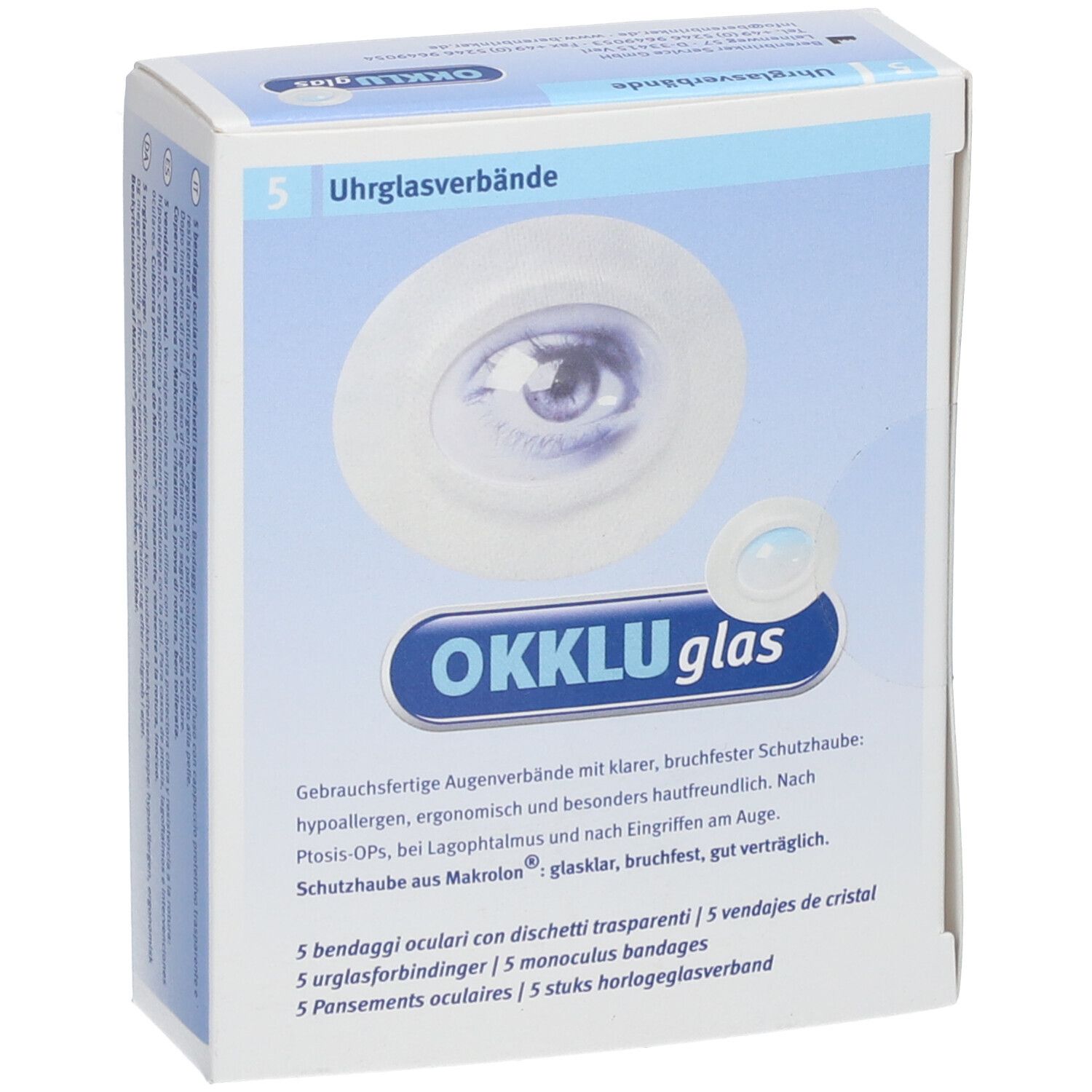 OKKLUglas Uhrglasverband