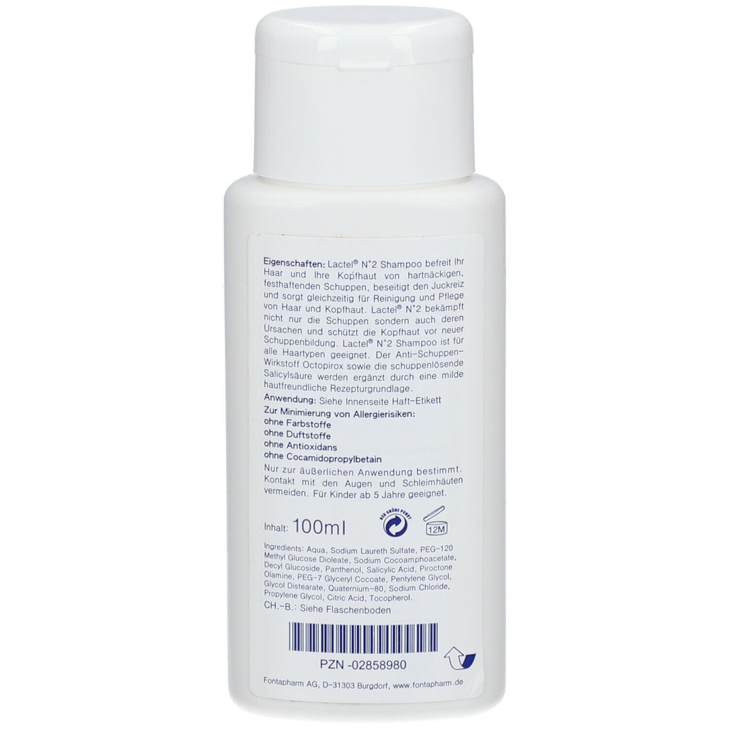 Lactel® Nr. 2 Antischuppen-Shampoo Intensiv