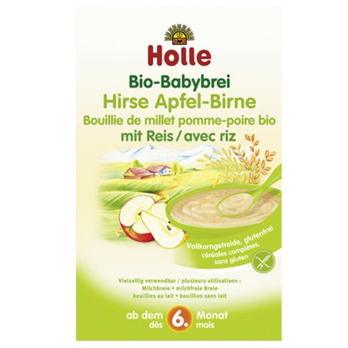 Holle Bio-Babybrei Hirse Apfel-Birne