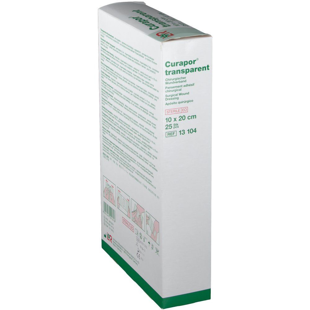 Curapor® transparent 10 cm x 20 cm steril