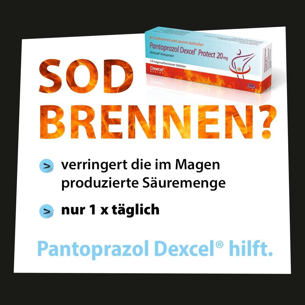 Pantoprazol Dexcel Protect 20 mg