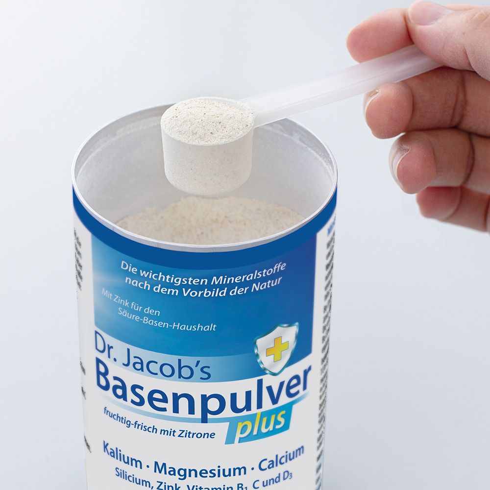 Dr. Jacob's Basenpulver plus Basen-Citrat-Mineralstoffe Kalium Magnesium Calcium