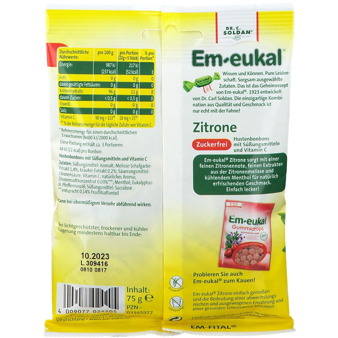Em-eukal® Zitrone zuckerfrei