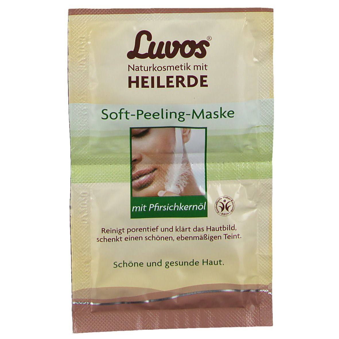 Luvos® Soft-Peeling-Maske mit Pfirsichkernöl