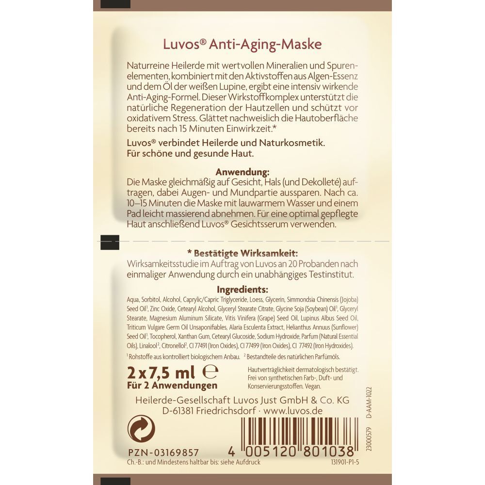 Luvos-Heilerde Anti-Aging-Maske