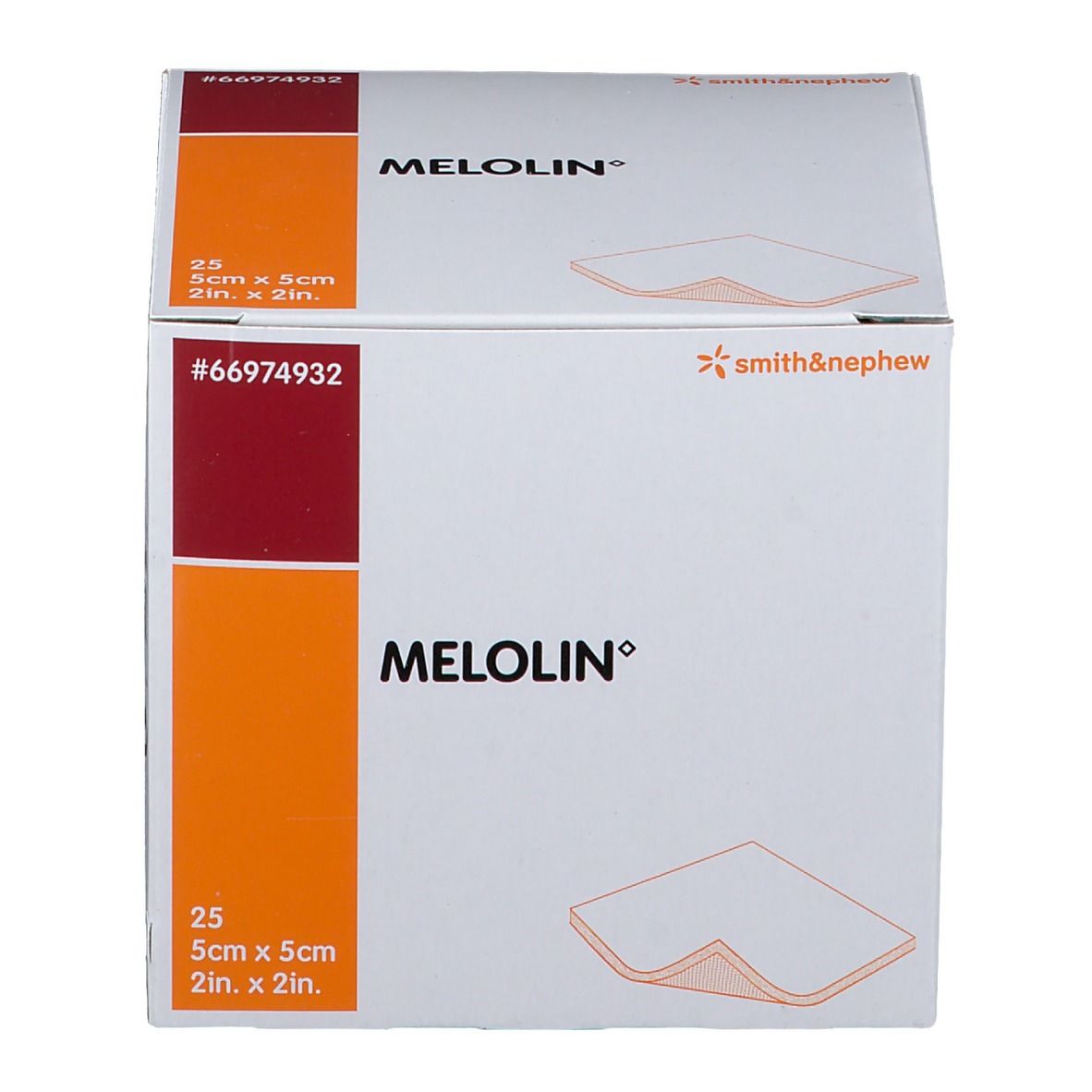 MELOLIN® Wundauflagen steril 5 x 5 cm
