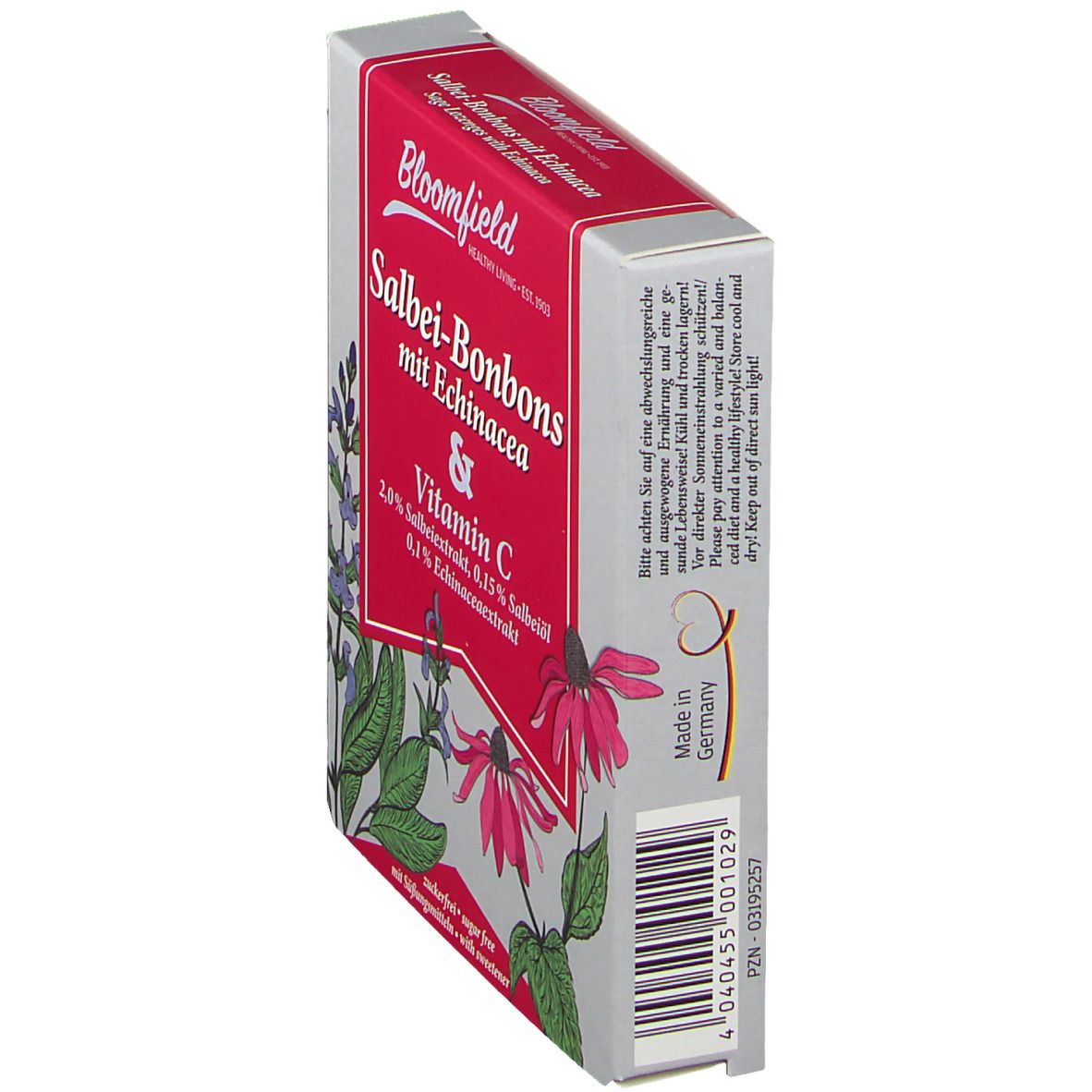 Bloomfield® Salbei Bonbons mit Echinacea und Vitamin C