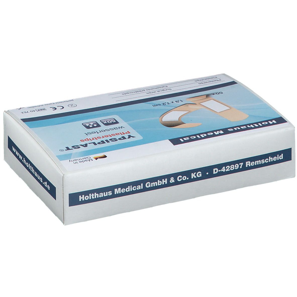 Holthaus Medical YPSIPLAST Pflasterstrips 1,9 x 7,2 cm wasserfest (50 Strips)