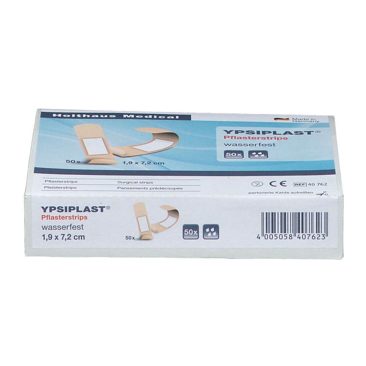 Holthaus Medical YPSIPLAST Pflasterstrips 1,9 x 7,2 cm wasserfest (50 Strips)
