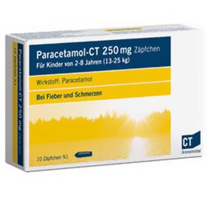 Paracetamol-CT 250 mg Zäpfchen