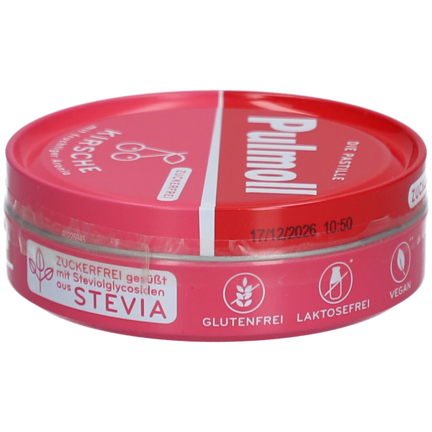Pulmoll® Hustenbonbons Kirsche mit würzigem Zimt + Vitamin C zuckerfrei