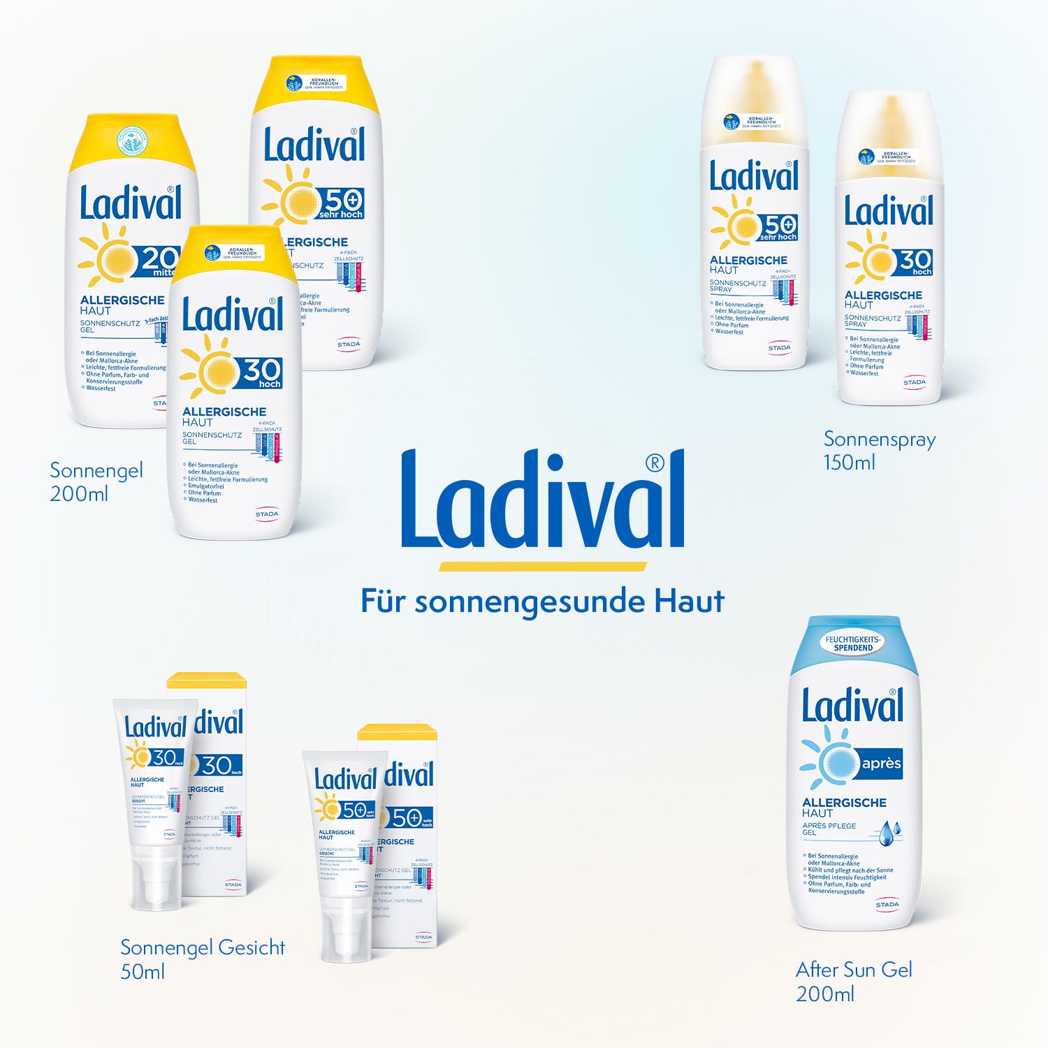 Ladival® Allergische Haut Sonnenschutz Gel LSF 30