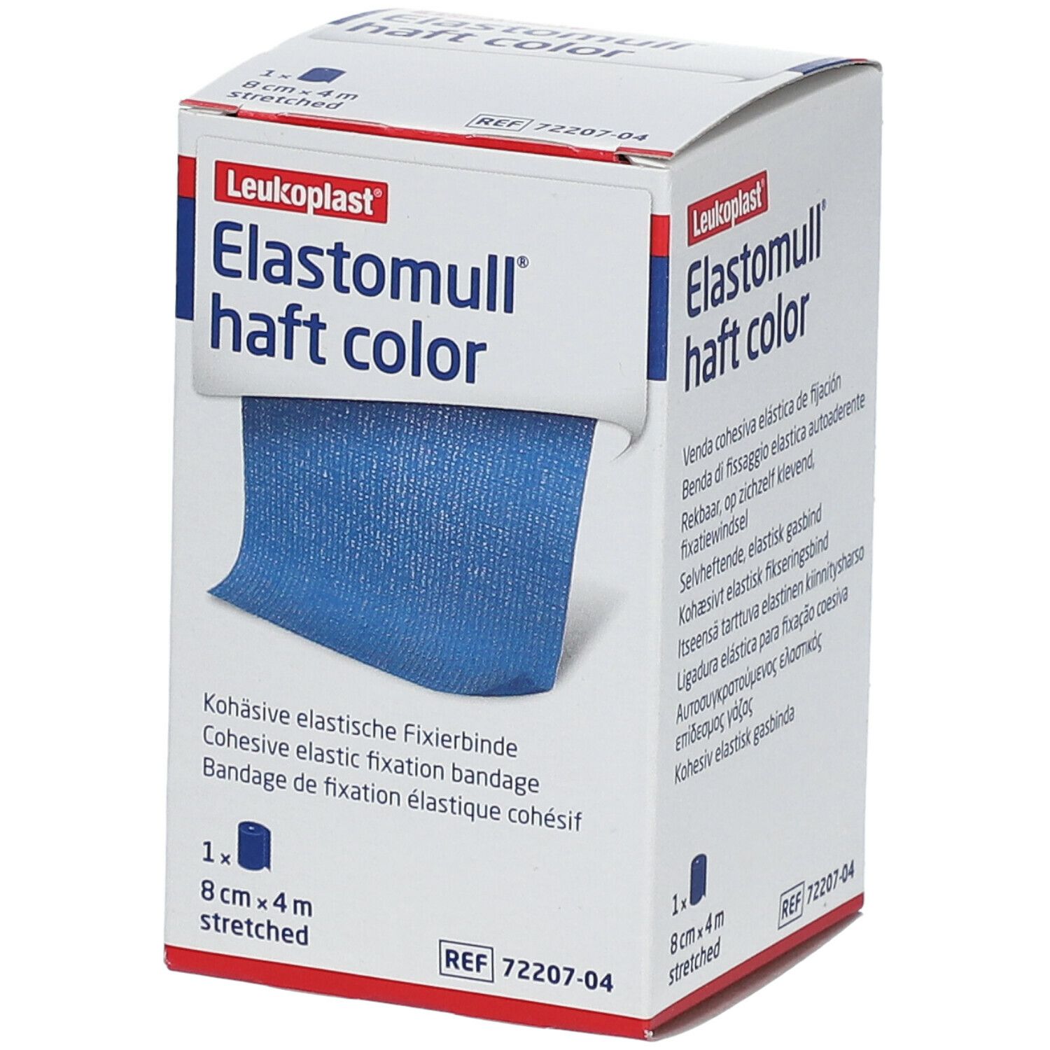 Elastomull® haft color 8 cm x 4 m blau