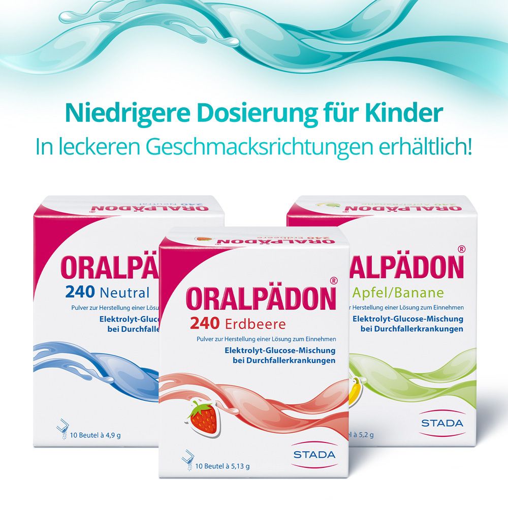 Elotrans® Elektrolyt- und Flüssigkeitszufuhr bei Durchfallbedingten Salz- und Wasserverlusten