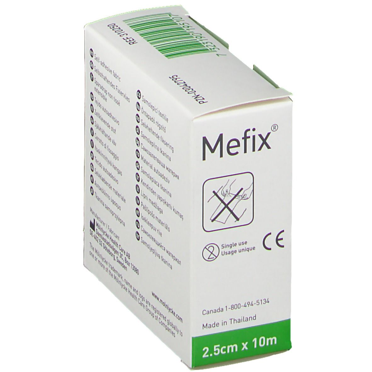 Mefix® Fixiervlies 10 m x 2,5 cm