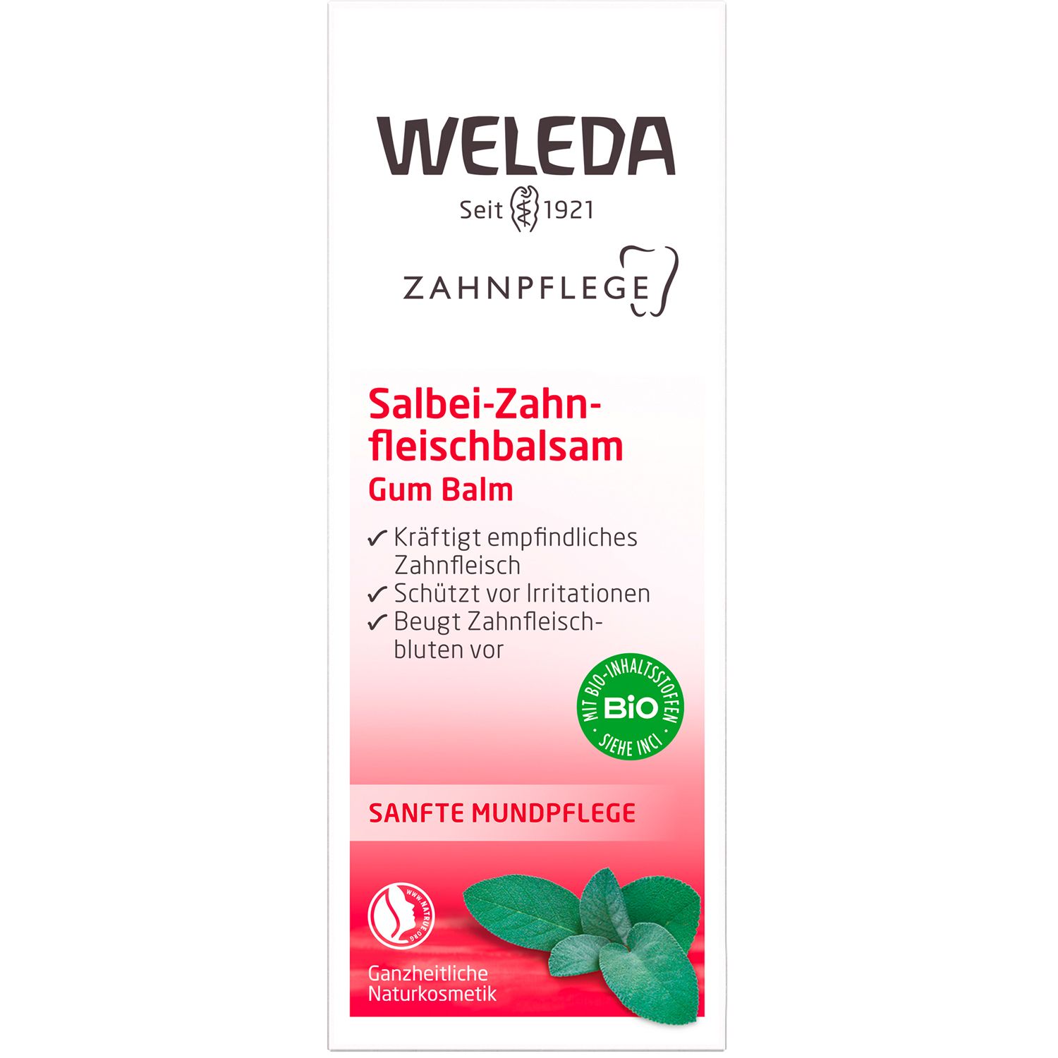 Weleda Salbei-Zahnfleischbalsam - Kräftigt empfindliches Zahnfleisch, schützt vor Irritationen